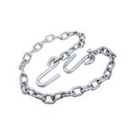 Cadena de seguridad para remolque 5/16” x 54”, 2 ganchos en “s” 7600 lbs