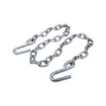 Cadena de seguridad para remolque 5/16” x 54”, 2 ganchos en “s” 7600 lbs