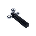 Barra enganche para remolque de tres bolas, 1-7/8”, 2”, 2-5/16”