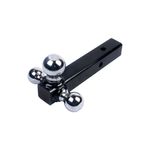 Barra enganche para remolque de tres bolas, 1-7/8”, 2”, 2-5/16”