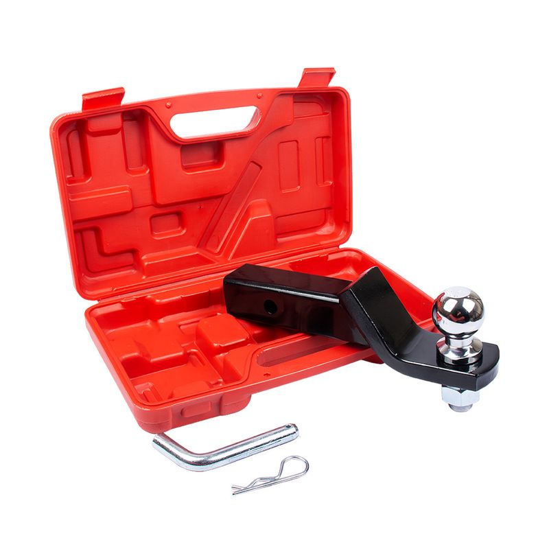 Barra de enganche para remolque clase iii, kit incluye bola 2”, barra 2” seguro y estuche