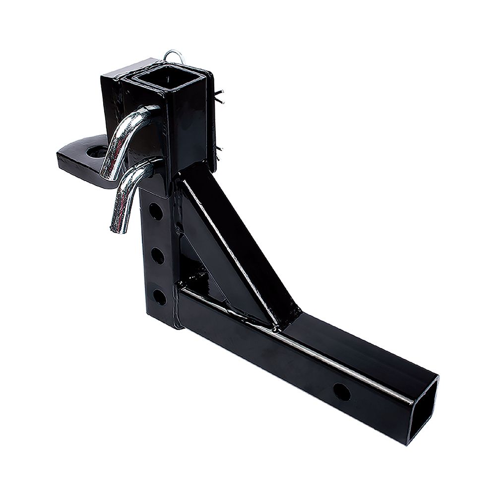 Barra De Enganche Ajustable Para Remolque - Acero Negro, Caída De 10 Pulgadas, Para Receptor De 2 Pulgadas