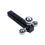 Barra enganche para remolque de tres bolas, 1-7/8”, 2”, 2-5/16”