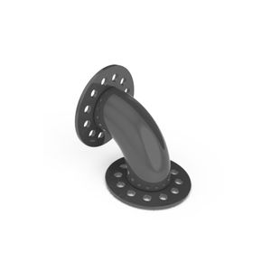 CODO FLANCHADO 10"