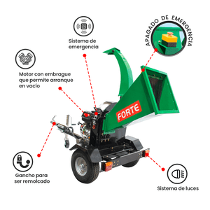 Motocultor Forte Gasolina 7 Hp Arranque Manual Fgx520