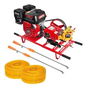 Fumigadora estacionaria 30L FORTE 2 mangueras 2 lanzas retorno automático TO30A-GM200K